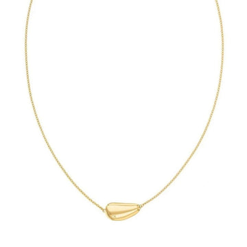 Γυναικείο Κολιέ Calvin Klein 35000601 ατσάλινο χρυσό με κρεμαστό στοιχείο σταγόνα.